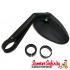 Mirror Handlebar End FERRARA 2 (1 piece, right or left, black, aluminium) (Vespa GTS/GTS Super/GTV /GT 60/GT/GT L)