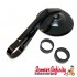 Mirror Handlebar End MONTANA (1 piece, right or left, round,  black, aluminium) (Vespa  ET/LX/LXV/S/GTS/GTS Super/GTV /GT 60/GT/GT L)