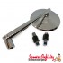 Mirror MONTANA (1 piece, right or left, square, chrome) (Vespa ET/LX/LXV/S/GTS/GTS Super/GTV /GT 60/GT/GT L)