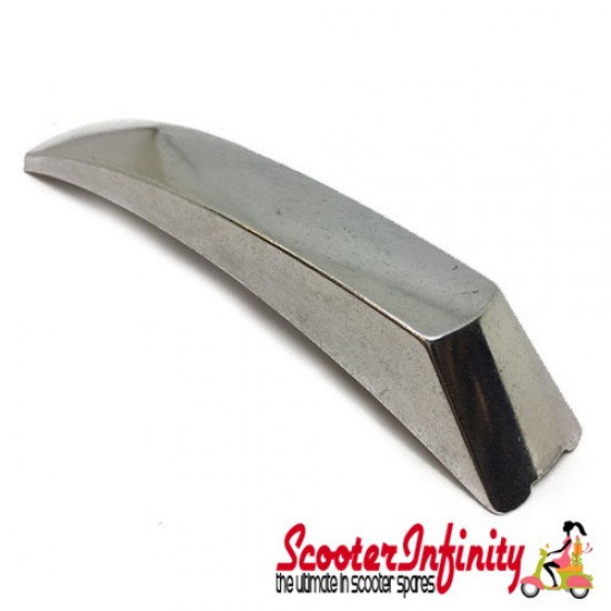 Mudguard Crest (Aluminium, Matt, pin distance: 95mm) (Vespa PX80-200/PE/Lusso /PX`98/MY)