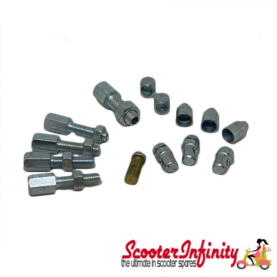 Cable Nipple Set (Vespa all Classic models)