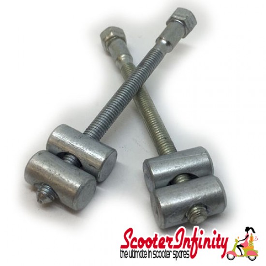 Fuel Petrol Tank Strap Bolts Set Kit (Pair) (Lambretta)