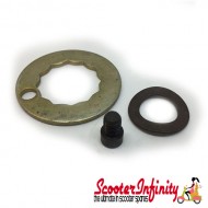 Rear Hub Lock Washer Kit (Inc Hub Nut 27mm) (Lambretta GP, LI, SX, TV, GT)