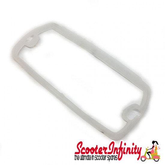 Rear Light Lens Gasket Lambretta (LI series 3&2 (since 1961), LI Special, SX, TV series 3&2 (since 1961) - asymmetric hole (type Aprilia) & central hole (type CEV)