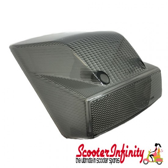 Rear Light Lens (Rear / Tinted / Smoked) (Vespa PX (MY, 2001-))