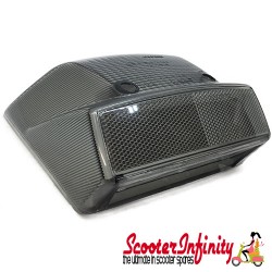 Rear Light Lens (Rear / Tinted / Smoked) (Vespa PX (MY, 2001-))