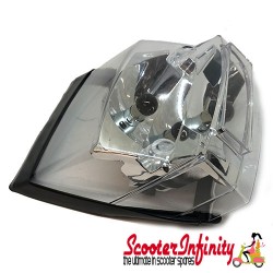 Rear Light Clear without Bulbs (Vespa PX 125-200/P80-150X/P200E, T5 Classic)