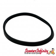 Gasket for Speedo Glass (Plastic, Black, 3.0mm) (Vespa PX 80-200E Lusso/_'98/_MY)