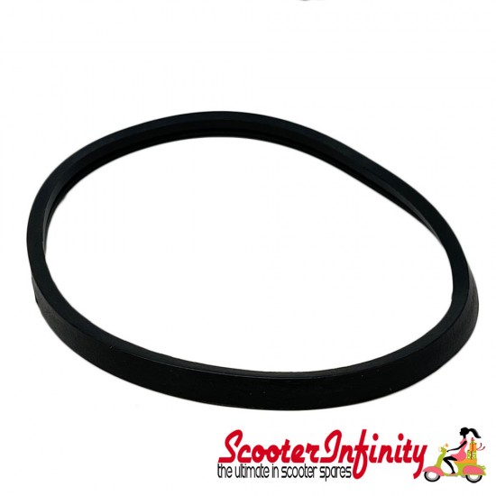 Gasket for Speedo Glass (Plastic, Black, 3.0mm) (Vespa PX 80-200E Lusso/_'98/_MY)