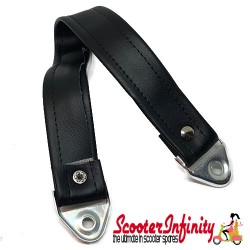 Seat Strap Black (465x30mm) (Vespa PX80-200/PE/Lusso/T5 Classic)