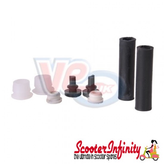 Sidepanel Small Rubber & Bush Set (Vespa Super, Sprint, GTR, GS, Rally 180-200, Sportique, VBA, VBB)