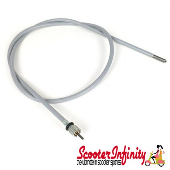 LAMBRETTA GREY SPEEDO CABLE COMPLETE FOR INDIAN SPEEDOS ￡3.20