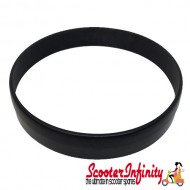Speedo Glass Rim Black (Vespa PK, PX EFL, PX Disc, LML)