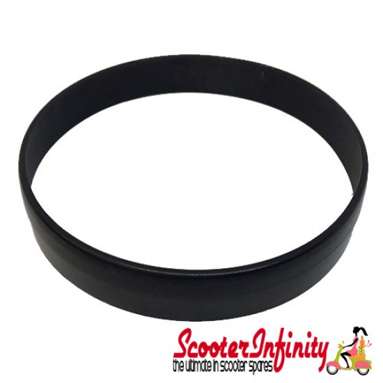 Speedo Glass Rim Black (Vespa PK, PX EFL, PX Disc, LML)