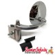 Mirror Clamp On LEFT Hand Round (100x100mm) (Universal Scooter Fitting) (Premium, STADIUM) (Stainless) (Vespa / Lambretta) Mirror Clamp On LEFT Hand Round (100x100mm) (Universal Scooter Fitting) (Premium, STADIUM) (Stainless) (Vespa / Lambretta)