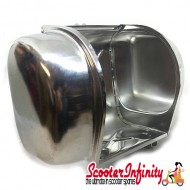 Toolbox Lambretta Stainless Steel Polished (without door) (125 LI  /LIS/DL/GP/150 LI/LIS/SX/DL /GP/175 TV 2?-3?/200 TV/SX /DL/GP )