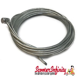 Cable Throttle Inner (Large Nipple of Handlebar End) (Lambretta / Vespa) Cable Throttle Inner (Large Nipple of Handlebar End) (Lambretta / Vespa)