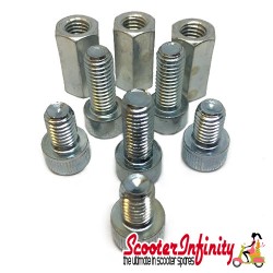 Mounting Kit Tubeless Rim SIP as spare wheel, sidepanel  (Vespa P80-125X/PX80-200E /Lusso/T5 ohne Batterie)