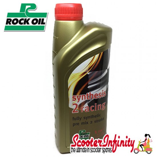 Oil Two Stroke ROCK OIL Pre Mix (Synthesis 2 Racing - Fully Synthetic) (2 Stroke) 1L