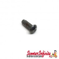Rivet 3x8mm (round head,  steel,  steering lock cover  for Vespa  1 rivet necessary)