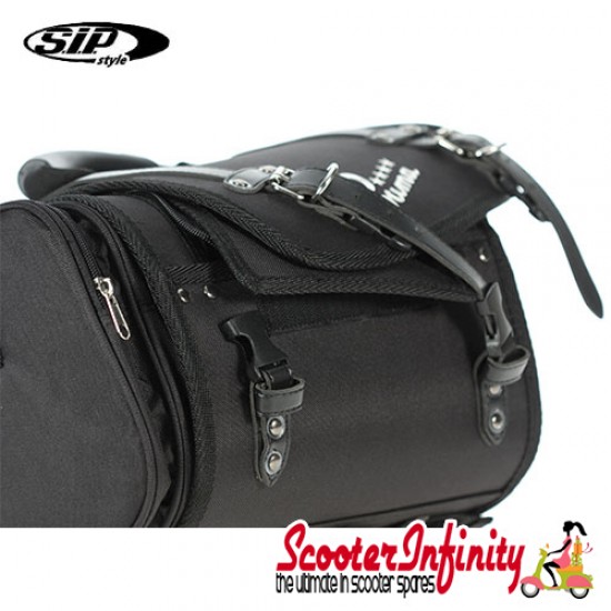 Case Top Box / Roll Bag Classic SIP Style - VESPA PX GTS/GT/GTV/LX LAMBRETTA (FITS TO ANY CARRIER) (10L) (Black) Case Top Box / Roll Bag Classic SIP Style - VESPA PX GTS/GT/GTV/LX LAMBRETTA (FITS TO ANY CARRIER) (10L) (Black)