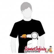 T-Shirt SIP Vespa GTS / LX (Black) (Male) T-Shirt SIP Vespa GTS / LX (Black) (Male)