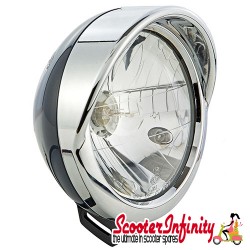 Headlight Rim (Plastic, Chrome) (adhesive coating) (Vespa LX 50-150cc)
