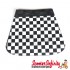 Mudflap Black & White Check Chequered (Universal Fitment)