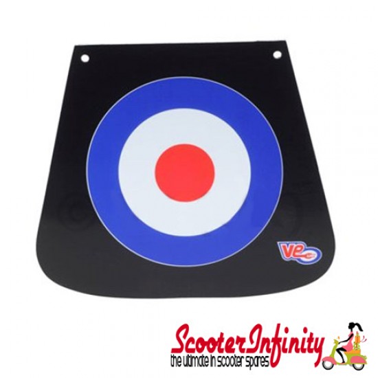 Mudflap Black (with Mod Target) (Universal Fitment)