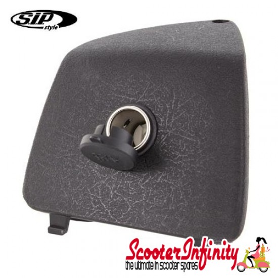 Glovebox Door Trim Left (Black) (12V) (Vespa GTS/GTS Super/GTV/GT)