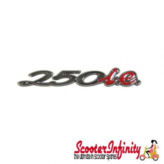 Badge 250ie Glovebox (77x12 mm) (Vespa GTS 250cc)
