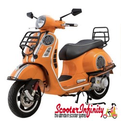 Crashbars/Sidepanel (Matt Black) (FA ITALIA) (Vespa GTS/GTS Super/GTV - upto 2013)
