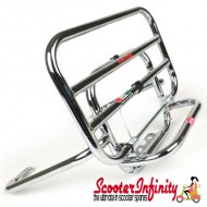 Carrier/Rack Rear Chrome Vespa GTS/GTS Super/GTV (Faco)