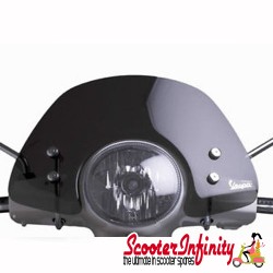 Flyscreen Windshield Genuine Piaggio Cruiser Vespa GTS/GTS Super/GT  (upto 2022 models) (Tinted)