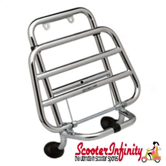 Carrier/Rack Front Chrome Vespa GTS/GTS Super/GTV/GT upto 2018 (Piaggio)