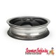 Wheel Rim Standard (Black with Polished Edge) (3.00-12") (Genuine Piaggio) (Vespa GTS/GTS Super/GTV/GT 60/GT/GT L 125-300cc)