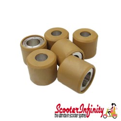 Rollers Variator Standard 7.3G (19x17mm) (RMS) (Vespa GT 125, GTL 125, GTS 125 - Super/Super Sport, GTV 125) Rollers Variator Standard 7.3G (19x17mm) (RMS) (Vespa GT 125, GTL 125, GTS 125 - Super/Super Sport, GTV 125)