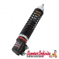 Shock Absorber Front (Carbone / Sebac Style) (Black/Red) (Vespa GTS, GTS Super, GTV, GT, GT L '03-2013 + '17-2022)