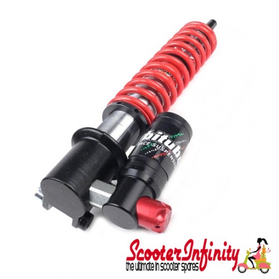 Shock Absorber Front (Vespa GTS/GTS Super/GTV/GT '03-2013 + '17-2022) (Bitubo) (Red/Black)