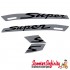 Sticker Decoration Trim PIAGGIO for Vespa GTS Super Sport 125 250 300 (light grey, lettering: dark grey, 4-parts, light grey)