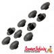 Wheel Nut / Stud Cover Vespa GTS (Black) (SET OF 10) Wheel Nut / Stud Cover Vespa GTS (Black) (SET OF 10)