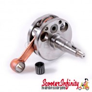 Crankshaft MAZZUCCHELLI (stroke 58mm, conrod 107mm, pin 16mm, cone small 21mm) (Lambretta LI, LIS, SX ) Crankshaft MAZZUCCHELLI (stroke 58mm, conrod 107mm, pin 16mm, cone small 21mm) (Lambretta LI, LIS, SX )