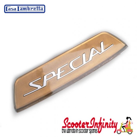 Badge Golden Special Rear Frame CASA (Lambretta LI 150 Special)