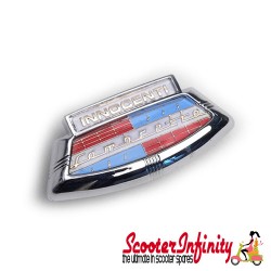 Badge Horncover Innocenti (Gold Emblem) Lambretta LI (till 1967), LIS (till 1967), SX (till 1967) (CASA)