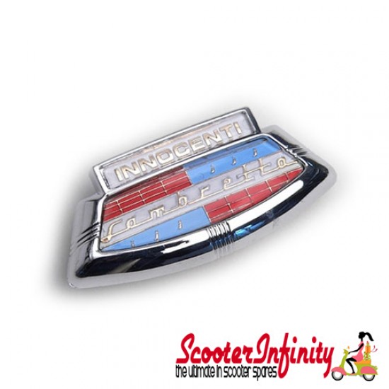 Badge Horncover Innocenti (Gold Emblem) Lambretta LI (till 1967), LIS (till 1967), SX (till 1967) (CASA)