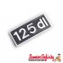 Badge Legshield LAMBRETTA 125 DL / DL 125