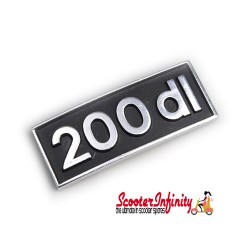Badge Legshield LAMBRETTA 200 DL / DL 200 Badge Legshield LAMBRETTA 200 DL / DL 200
