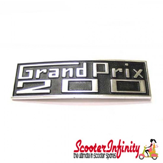 Badge Grand Prix GP200 Legshield (CASA) (Lambretta) Badge Grand Prix GP200 Legshield (CASA) (Lambretta)