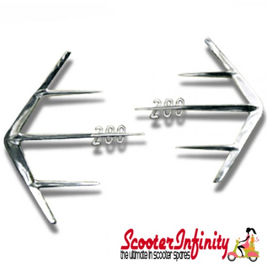 Sidepanel Flashes CASA Lambretta (SX200) (Pair)