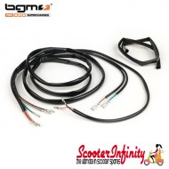 Wiring Loom - BGM Pro - Electronic Ignition (Black) (Lambretta LI, LIS, SX, TV (series 2-3), DL, GP)